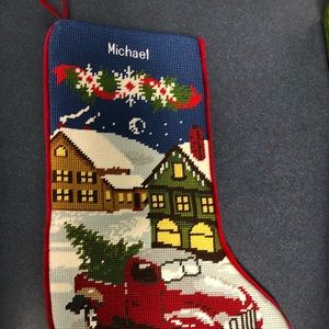 Personalized “Michael” Christmas Stocking